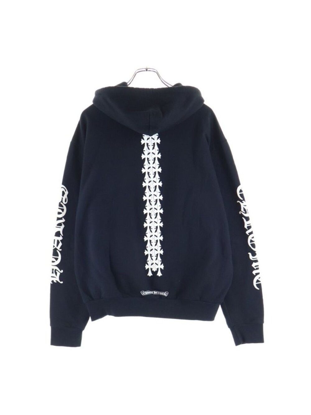 Chrome Hearts Cross Tire Track Pullover Hoodie Back Cemetery